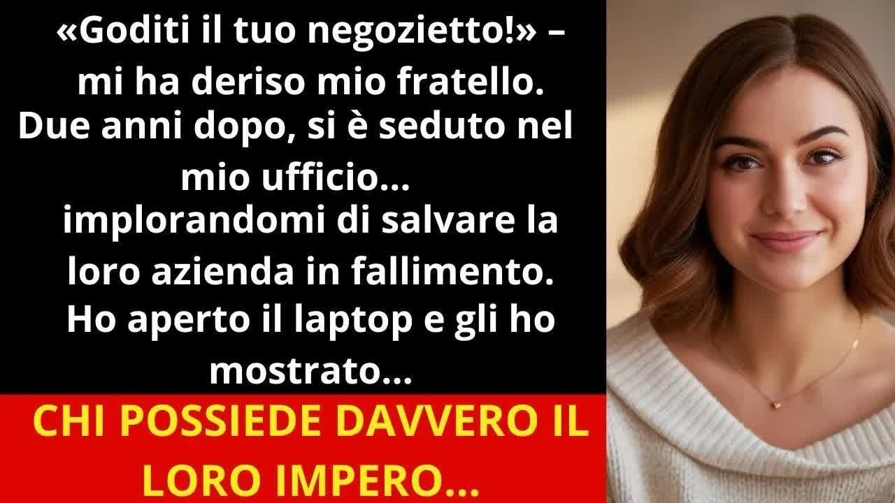 Ridevano del mio “negozietto”… Ora implorano di salvare la loro azienda milionaria