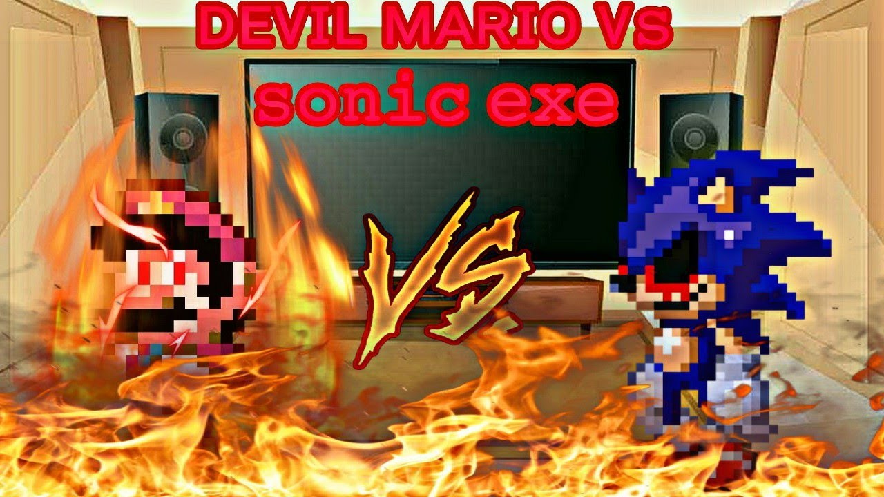 Devil mario vs sonic.exe react gacha club. leia a descrição pls ;(