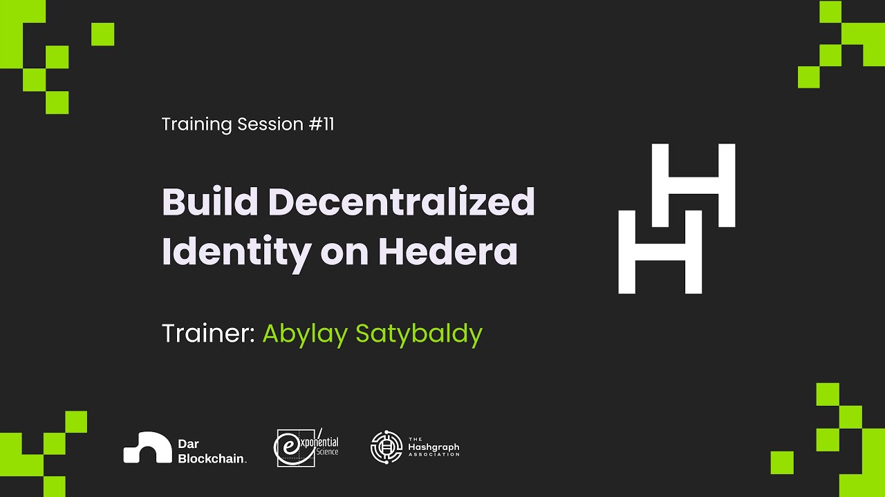 Own Your Identity: Building DIDs on @HederaHashgraph!