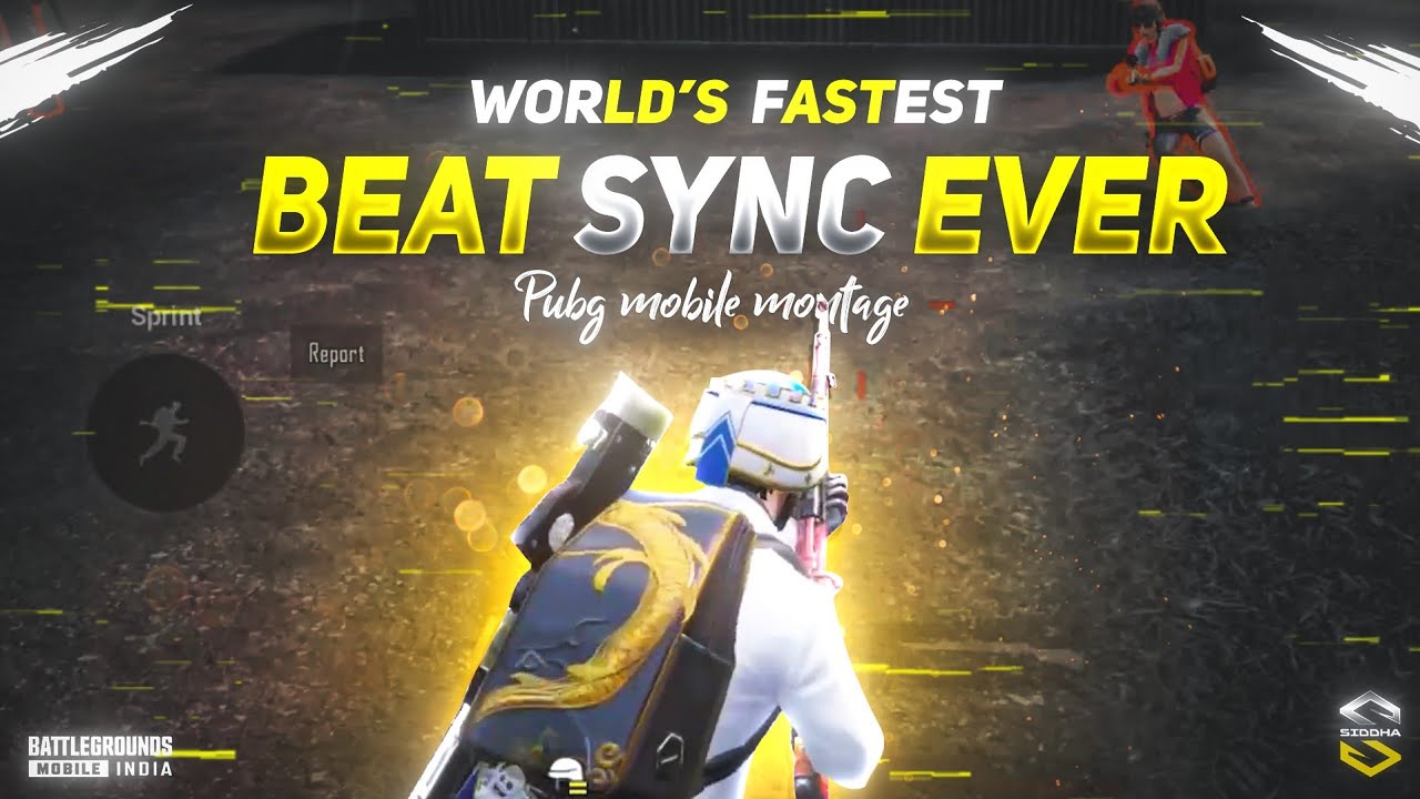 Worlds Fastest Beat Sync Montage Ever | Tokyo Drift x Temperature BGMI Montage | Siddha Gaming