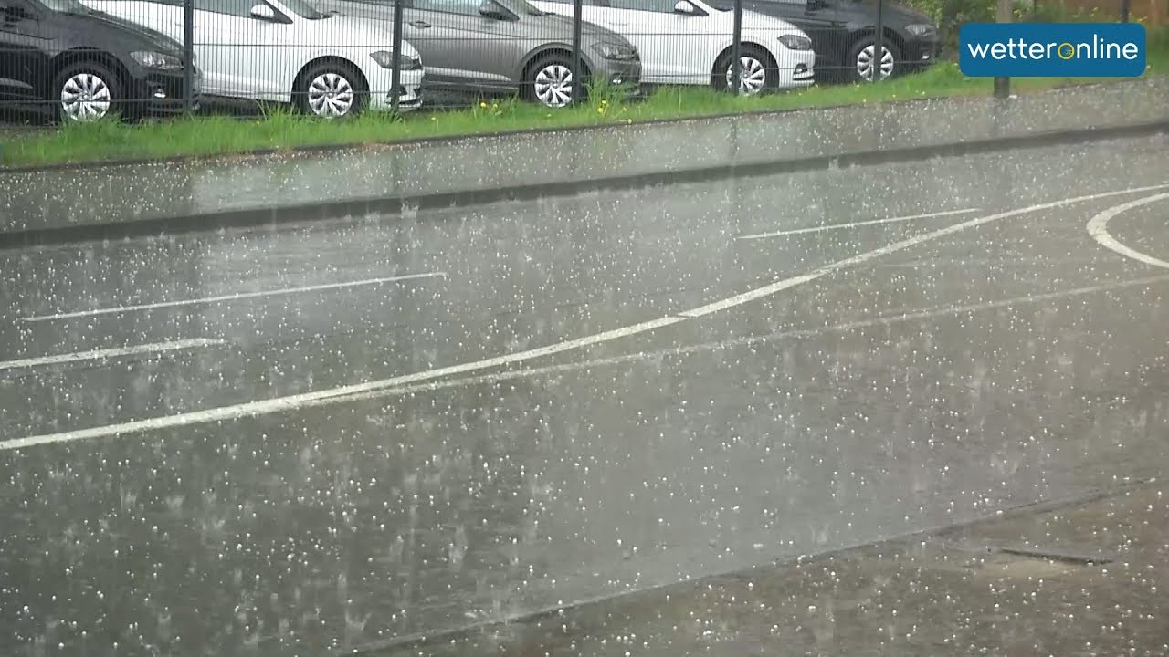 Hagelgewitter im Bergischen Land (22.04.2018)