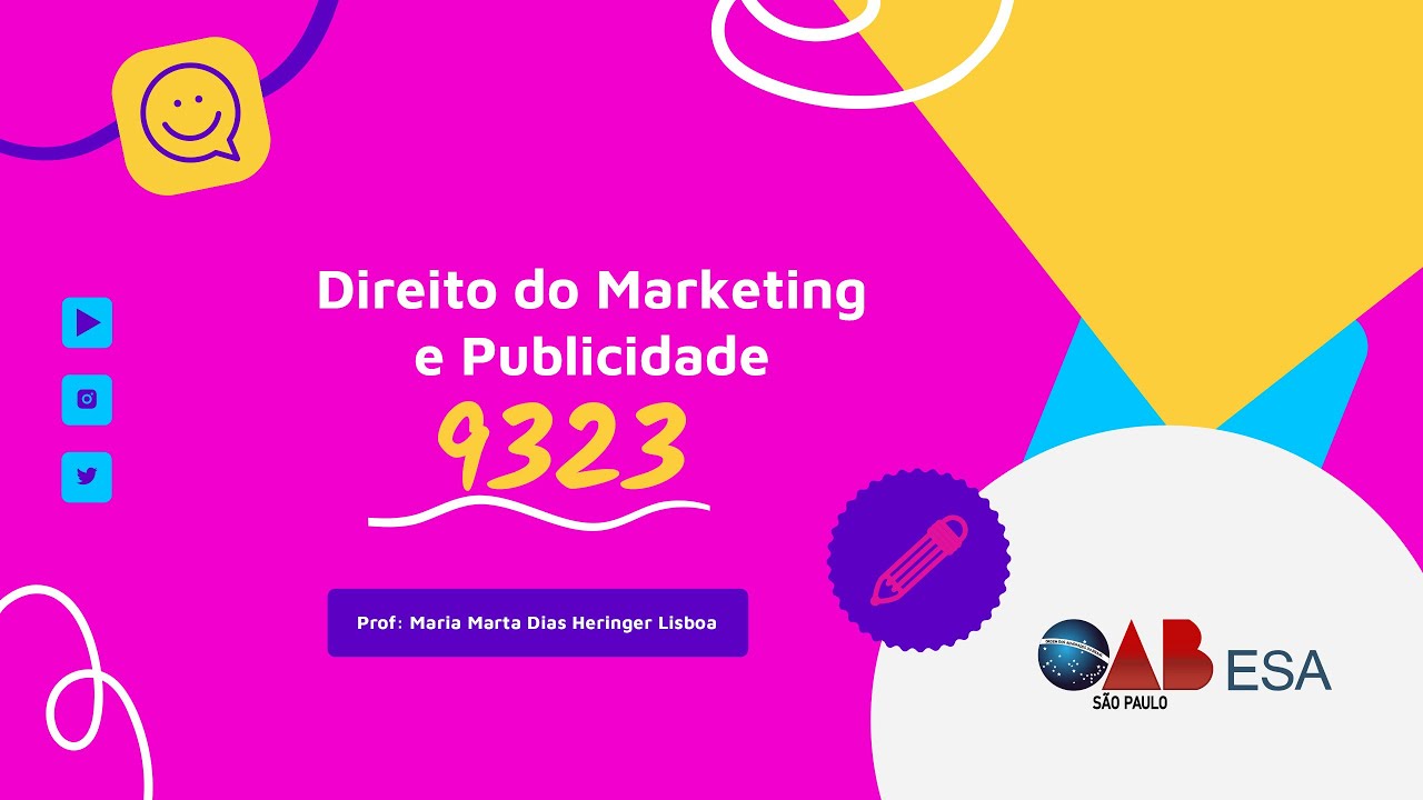 #01 | Direito do marketing e publicidade