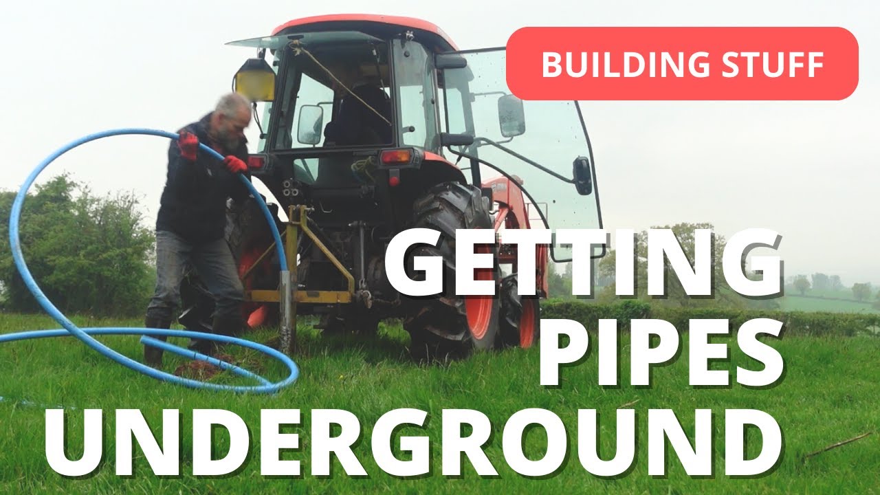 How I bury Water Pipes making a DIY attachment on a subsoiler