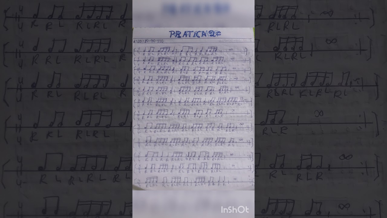 pratica 2 snare drum method, snare drum solo, drummer etc