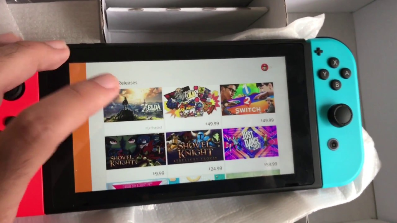Nintendo Switch Kutu Açılışı Ve İnceleme