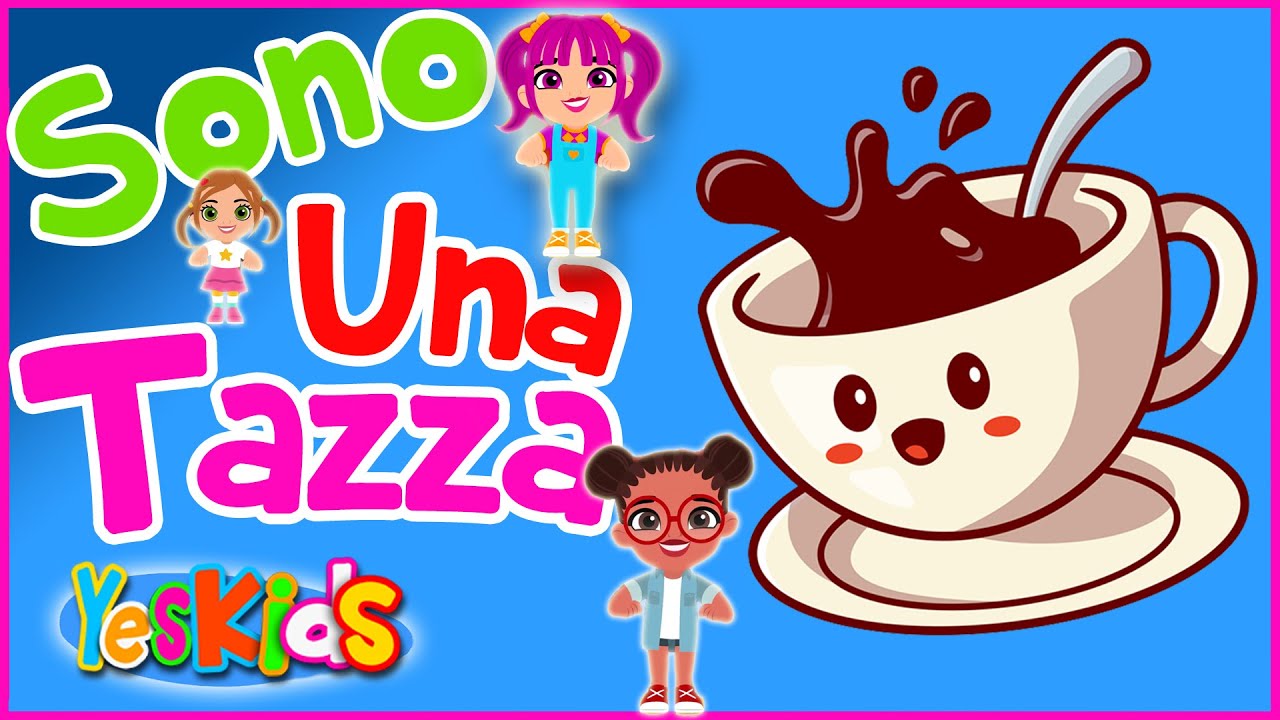 Sono Una Tazza ☕️🍴🍽  Canzoni da Ballare per Bambini di YesKids