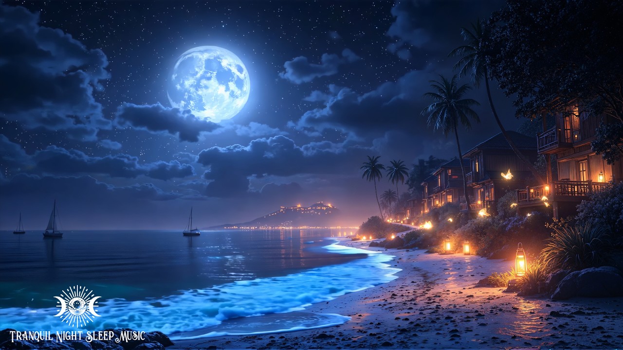 Tranquil Night with Sleeping Music (No Ads) • Goodbye To Sleep Disorders • Full Body Relaxation