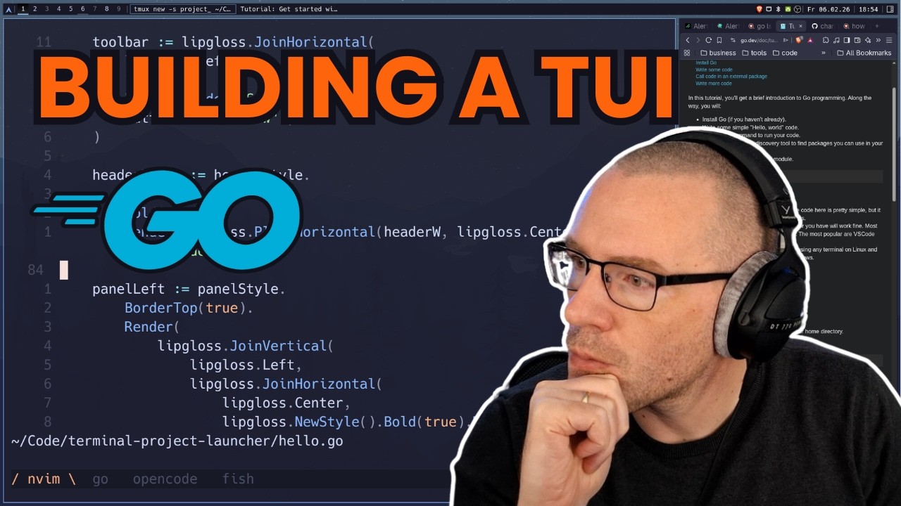 Learning Go by Building a Terminal UI (TUI) - Part 1