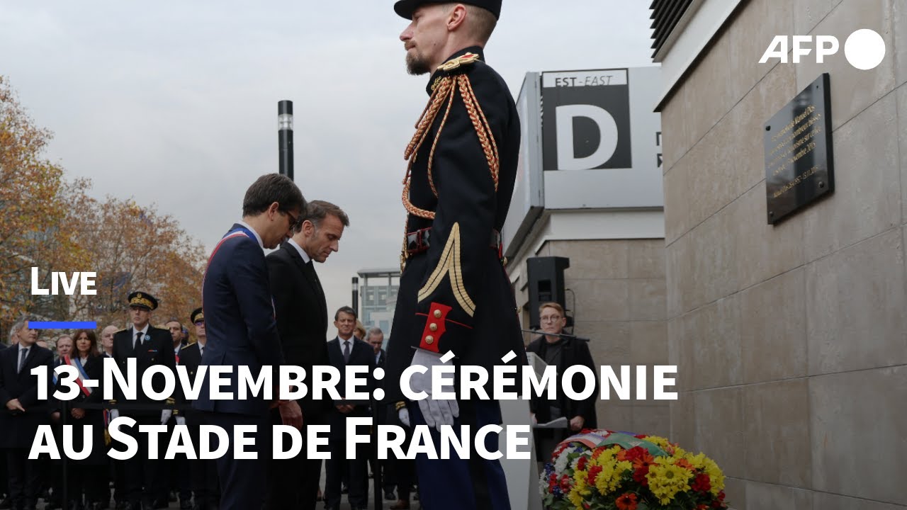 🔴 LIVE - 13-Novembre: cérémonie au Stade de France
