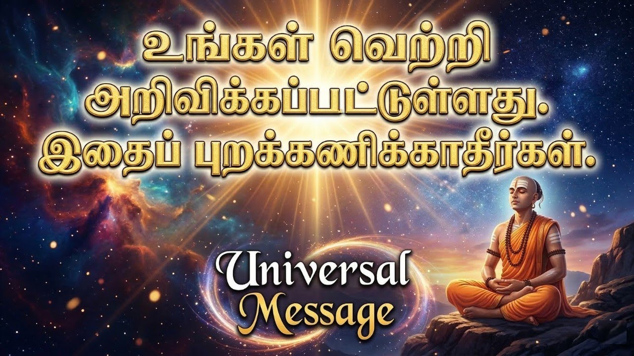இந்த வீடியோ உங்களை அடைந்தது சும்மா இல்லை… காரணம் இருக்கிறது!