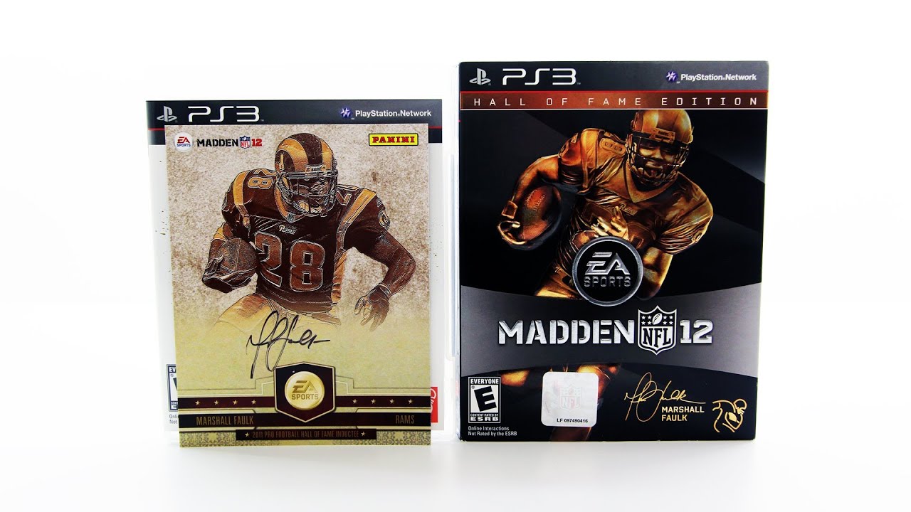 Распаковка Madden 12 Hall Of Fame Edition