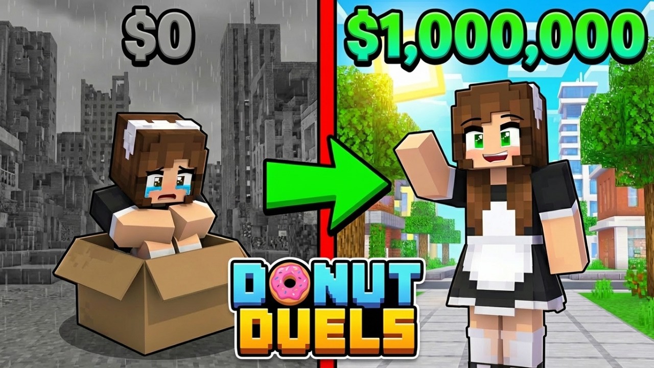 $0 - $1,000,000 from Donut duels!