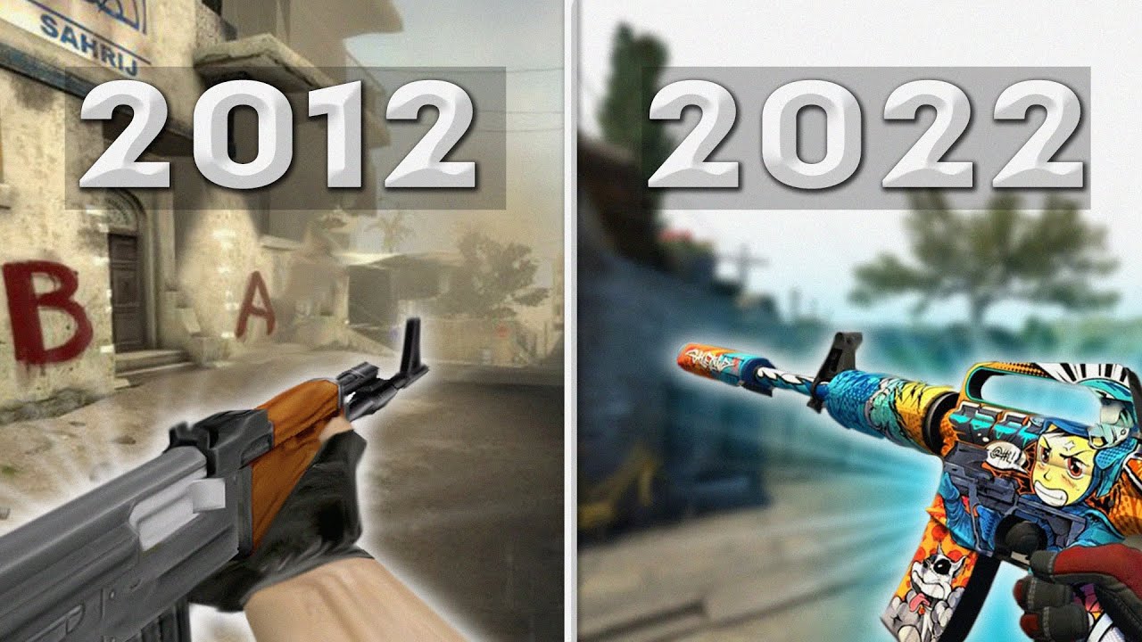 СРАВНЕНИЕ CS:GO 2012 И 2022 | САМАЯ ПЕРВАЯ ВЕРСИЯ КС ГО