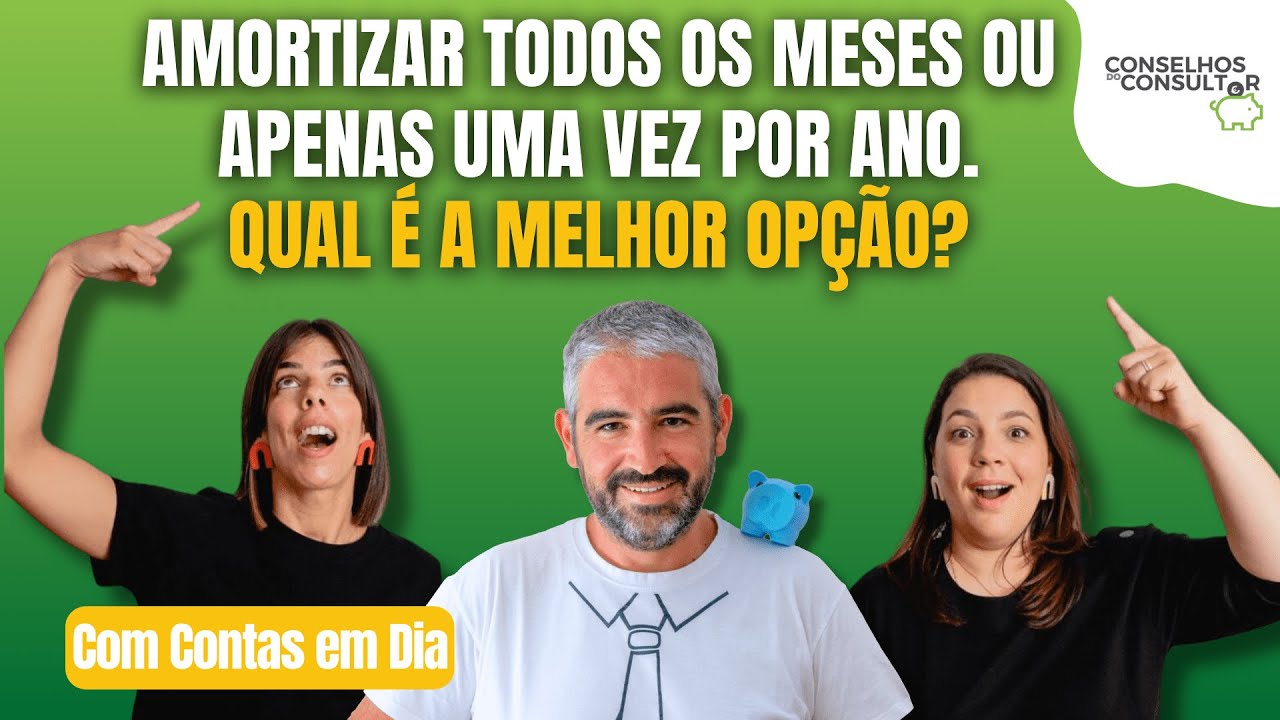 Amortizar todos os meses ou apenas uma vez por ano, qual é a melhor opção?