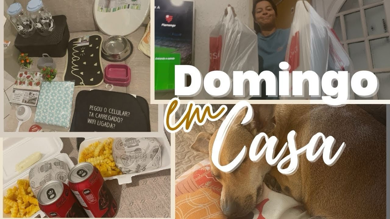 Domingo + comprinhas+ lanches+ preguiça ✨