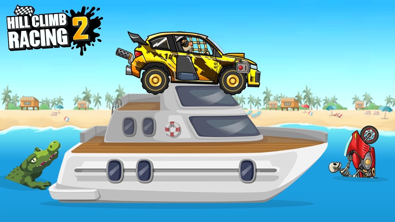 Hill Climb Racing 2 - 21998m in BEACH Walkthrough GamePlay VIP