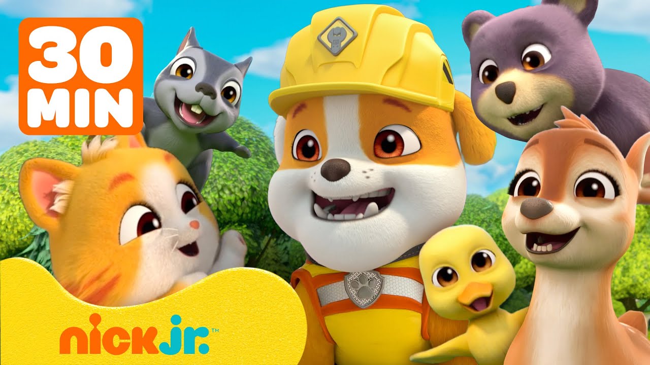 Rubble & Crew | Rubble redt schattige babydieren in Builder Cove! | 30 minuten | Nick Jr. Nederlands