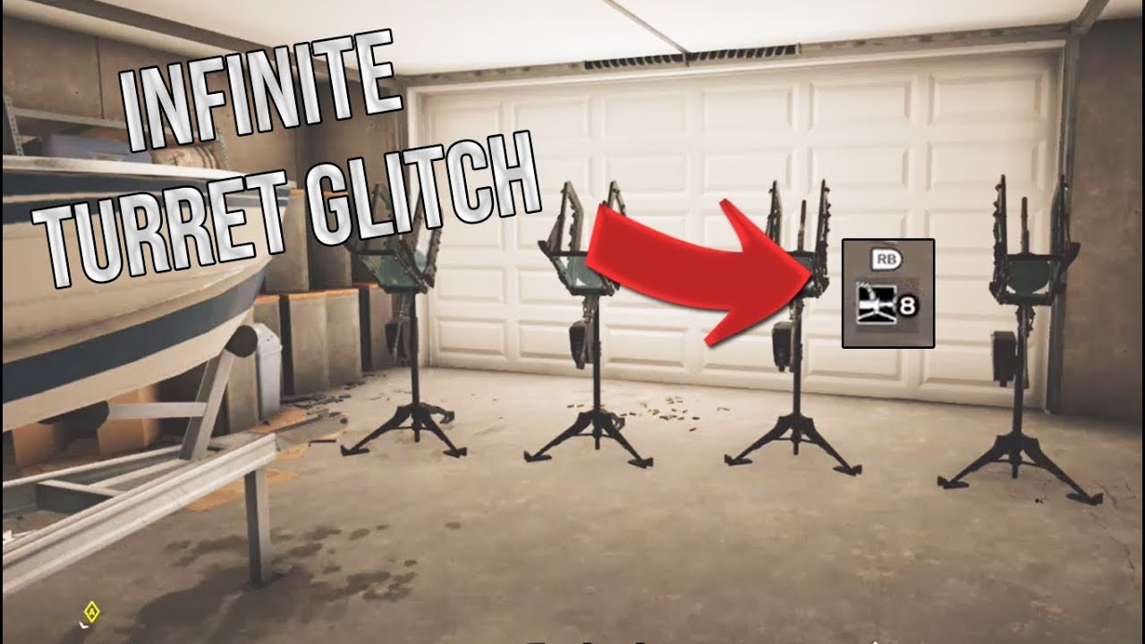 INFINITE Tachanka Turret Glitch! *WORKING* - Rainbow Six Siege