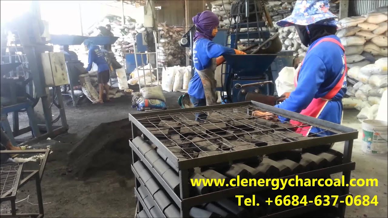 Hexagonal  coconut shell charcoal briquette SC Carbon