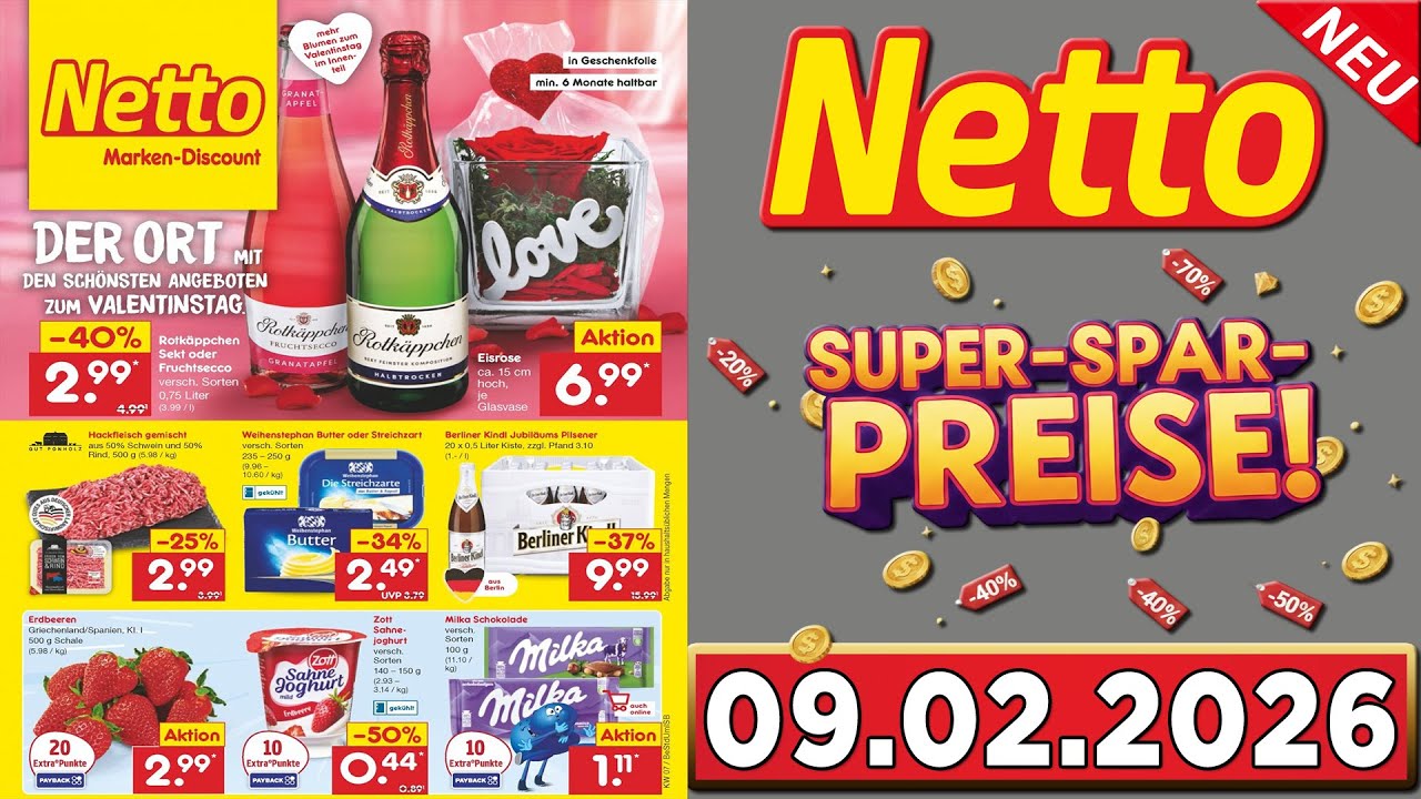 NETTO Prospekt Diese Woche &ndash; G&uuml;ltig von 09.02.2026-  Angebote werbung