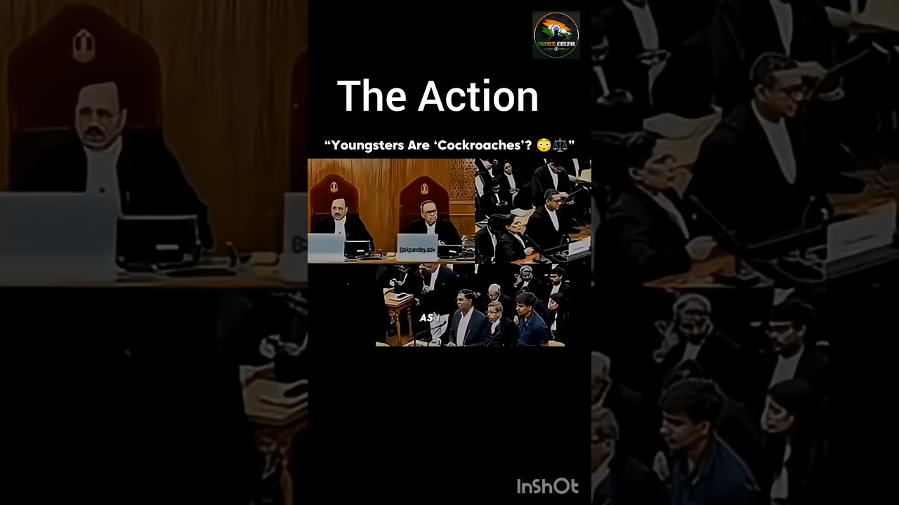 CJI's Cockroach Remark 😳 | Gen Z's Reaction 🔥 | What Do You Think?  #Trending #ViralShorts #Shorts