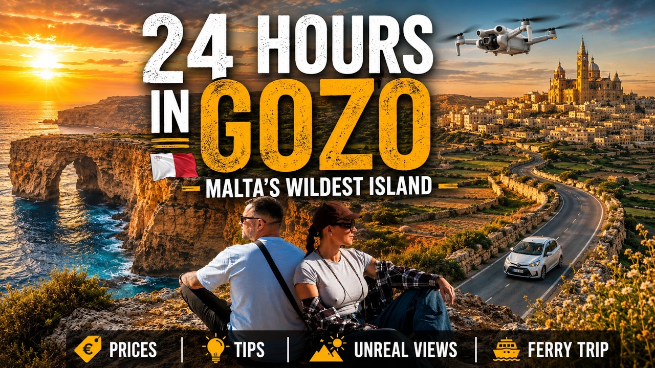 🇲🇹 24 Hours in Gozo 🔥😍 Malta&rsquo;s Most Beautiful Island