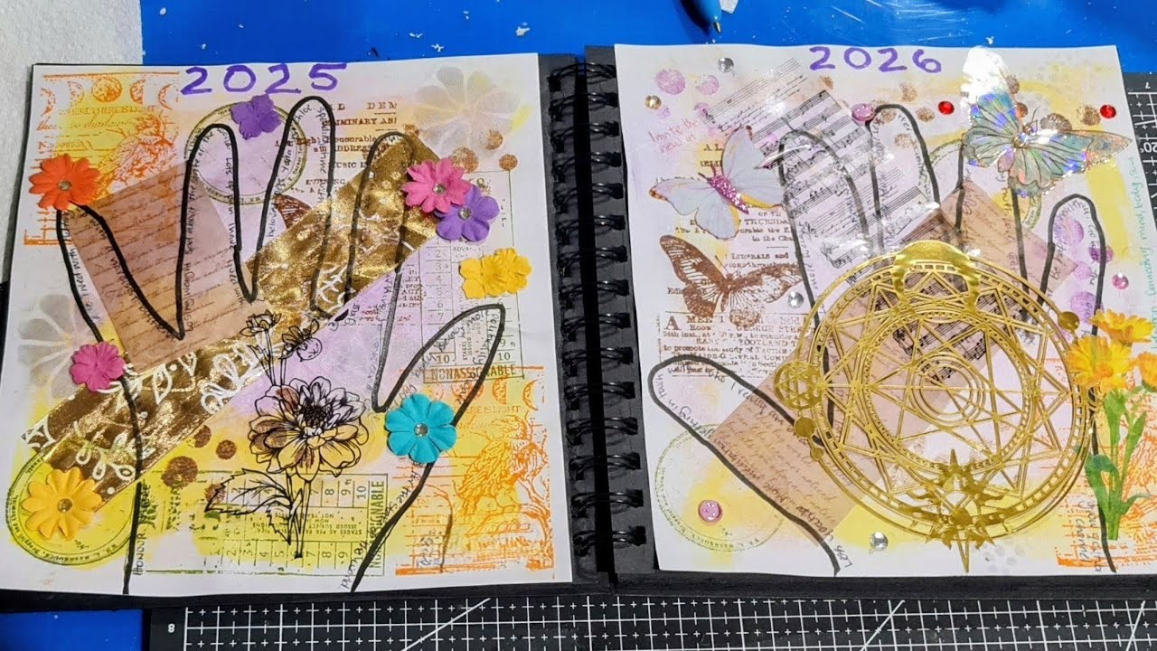 Art Journaling for a witchy New year #artjournaling #witchcraft #everydaymagic