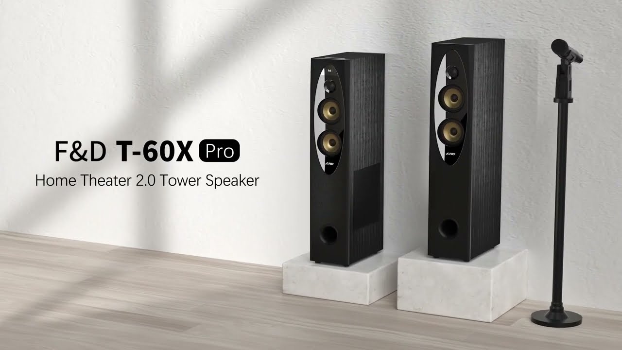 Presenting F&D T-60X Pro Home Theater 2.0 Tower Speaker