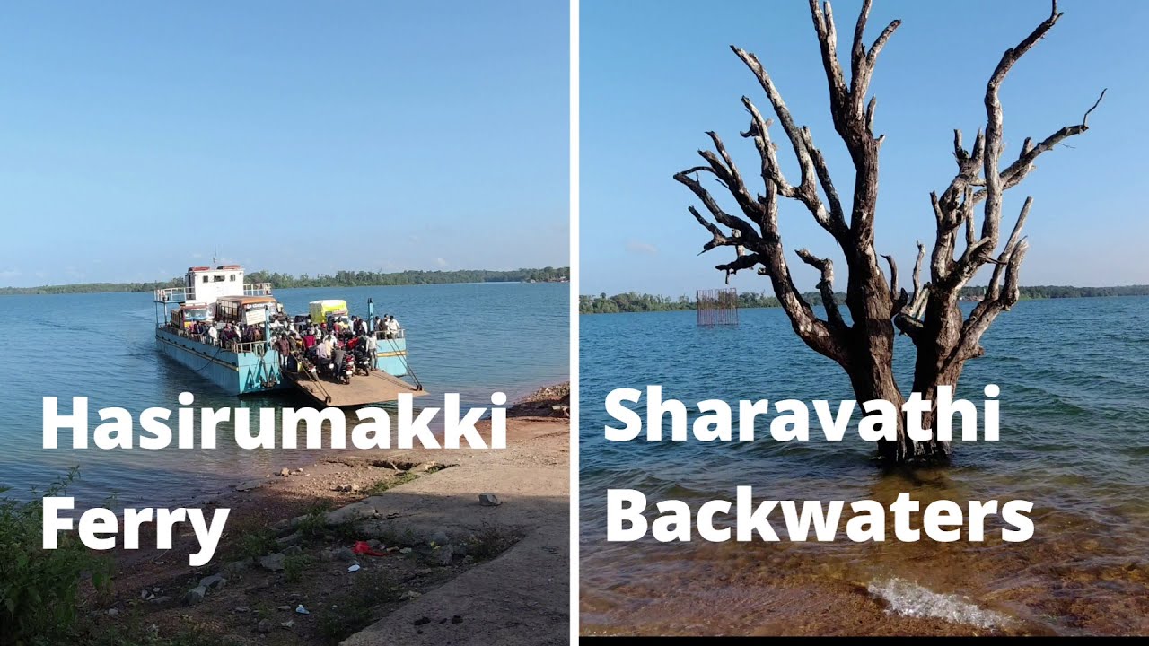 Kollur Kodachadri route Hasirumakki Ferry(Barge/Launch)I Sharavathi Backwaters I Shimoga I Karnataka