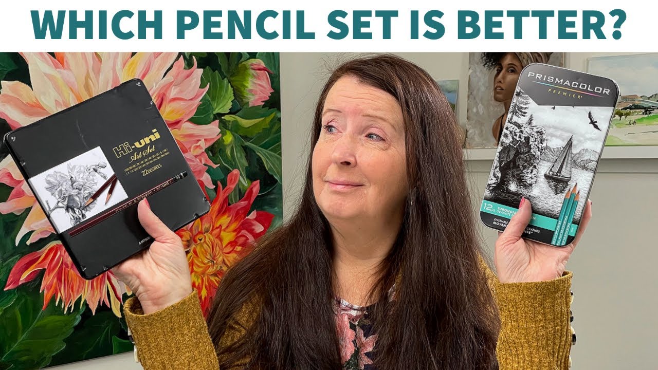 Drawing Pencil Set Comparison - Prismacolor vs Mitsubishi Hi-Uni