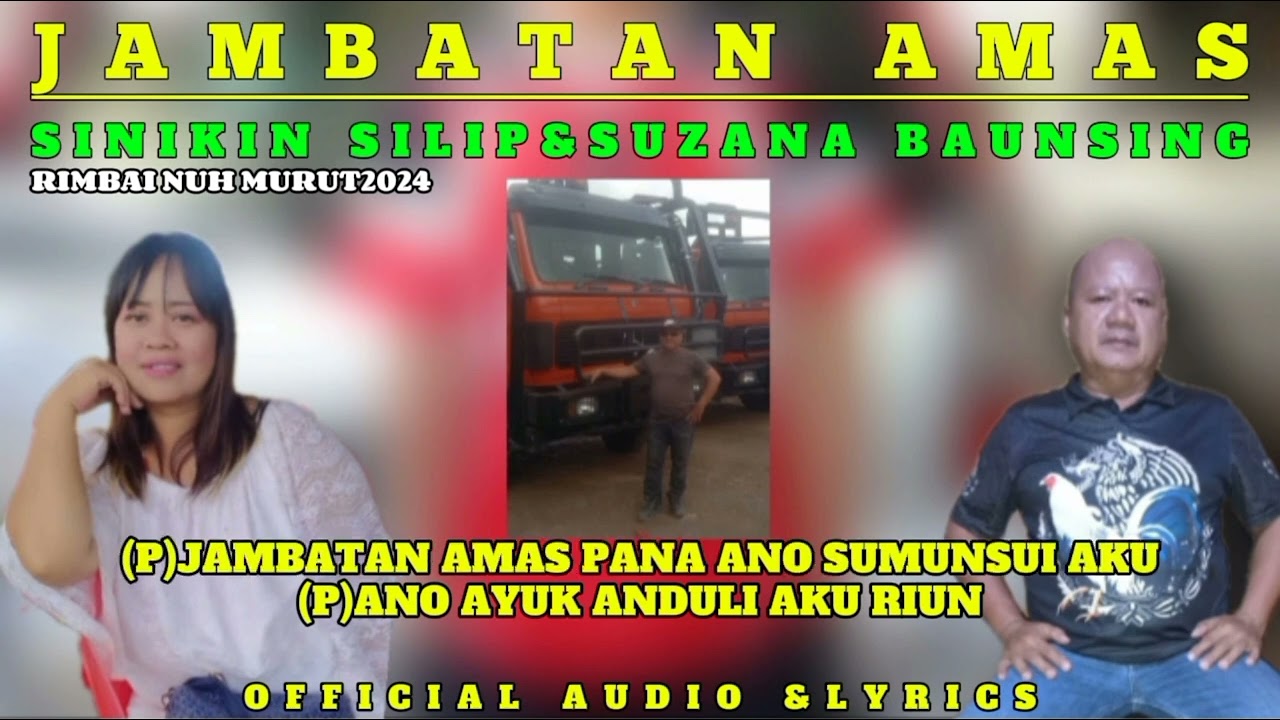 LAGU MURUT NEW VERSION~JAMBATAN AMAS SINIKIN SILIP FT SUZANA BAUNSING(OFFICIAL AUDIO & LYRICS)