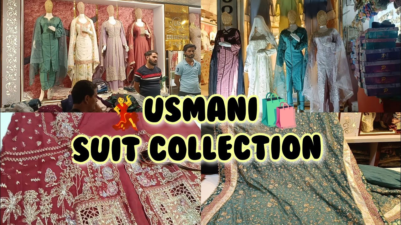 💃उस्मानी सूट Collection 🛍️ Top trending outfits 👌at Takia Azamgarh 😊 All Pakistani brands available🤗