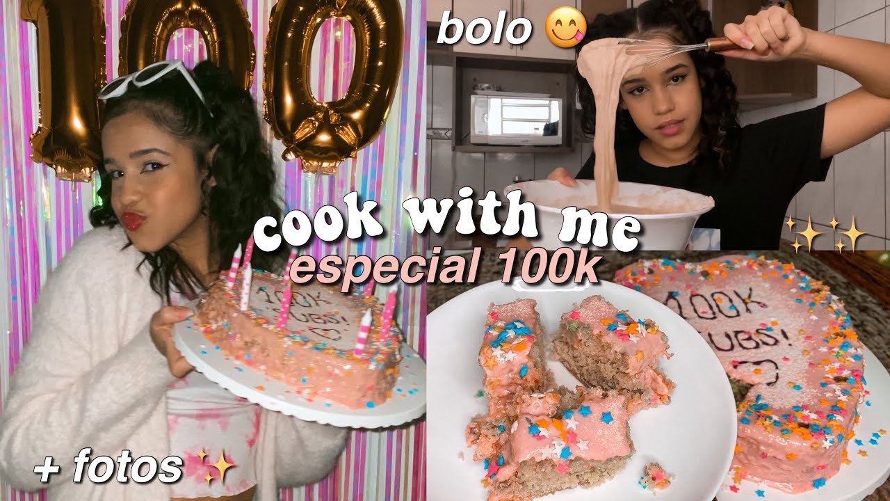 cook with me *especial 100k* ✨ bolo pinterest aesthetic + fotos estilo analógica 📽