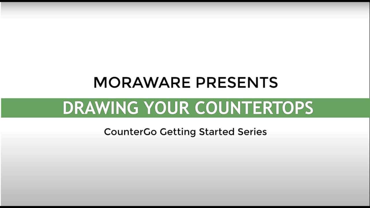 Getting Started 2: Drawing Your Countertops