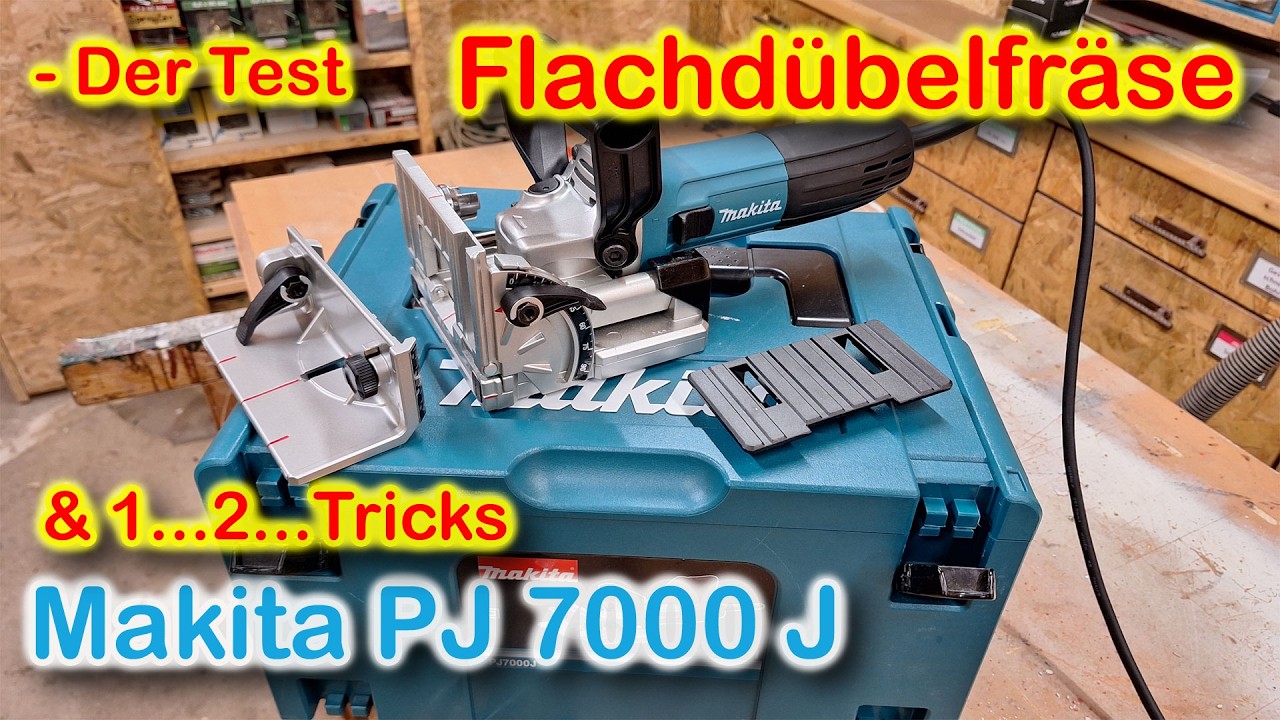 Makita PJ7000J im Test | Flachdübelfräse mit cleveren Tricks