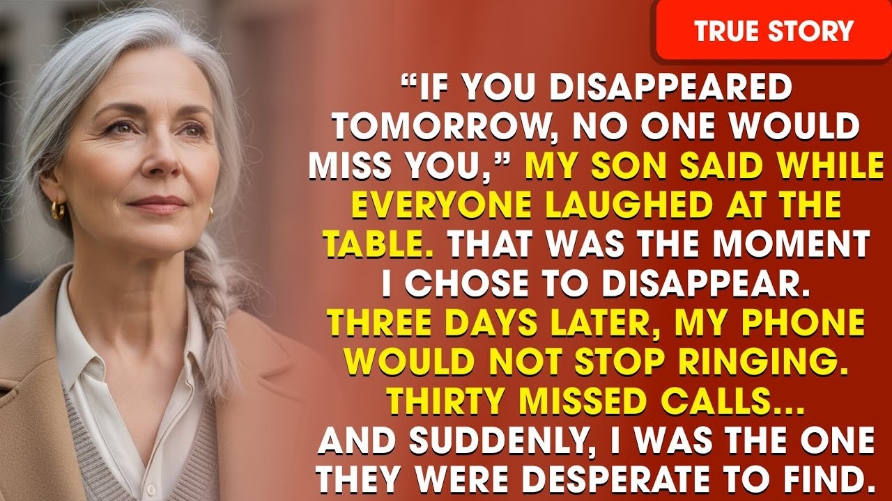 My Son Said, “If You Disappear, No One Will Miss You ” So I Left…
