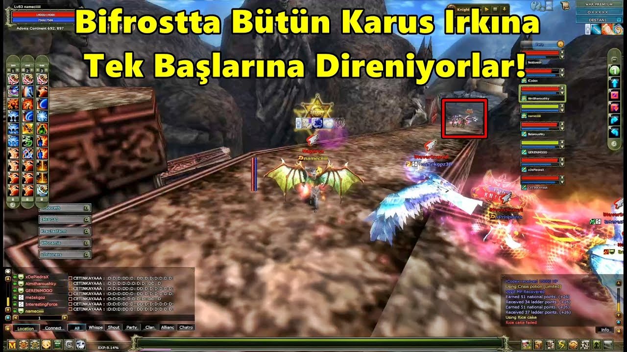 Bifrost'ta İttifak Partiyi Ge&ccedil;ip, Sonuna Kadar Direnerek PK Atıyorlar! | Knight Online