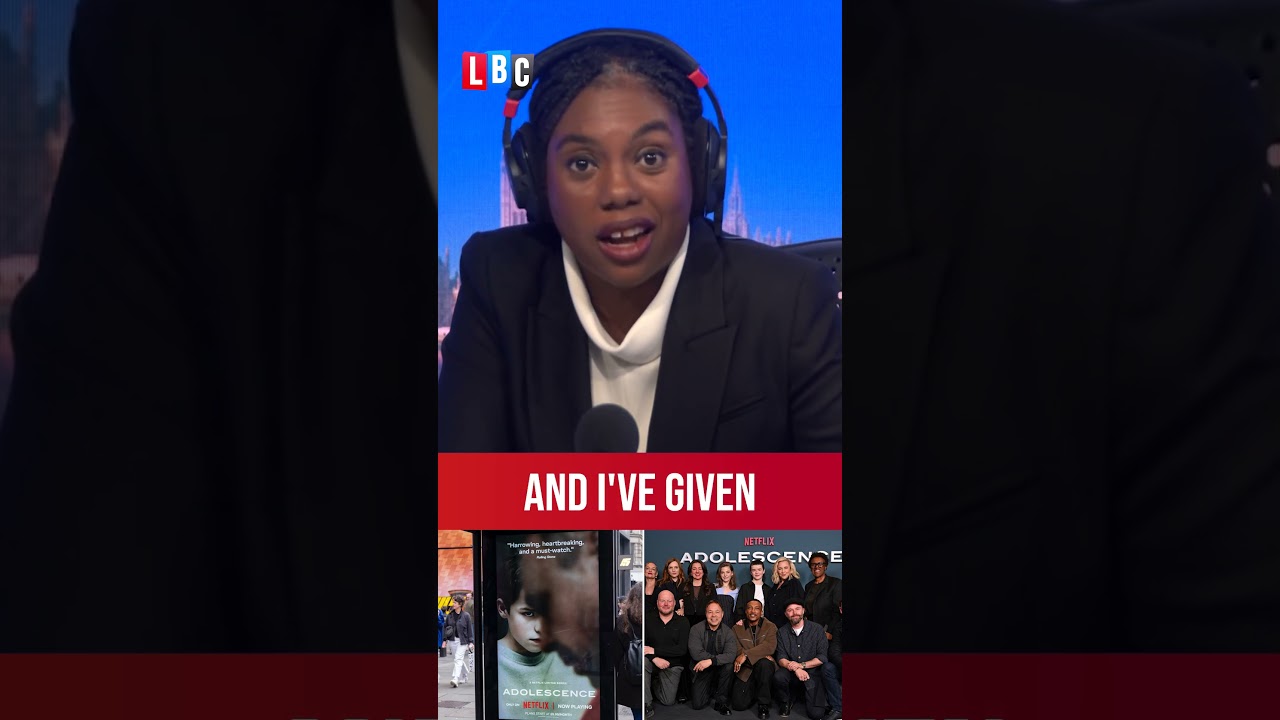 Kemi Badenoch criticises policy based on &lsquo;fictional&rsquo; Adolescence | LBC