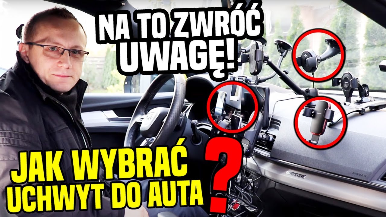 Jaki uchwyt do telefonu wybrać, na co uważać ?🚗