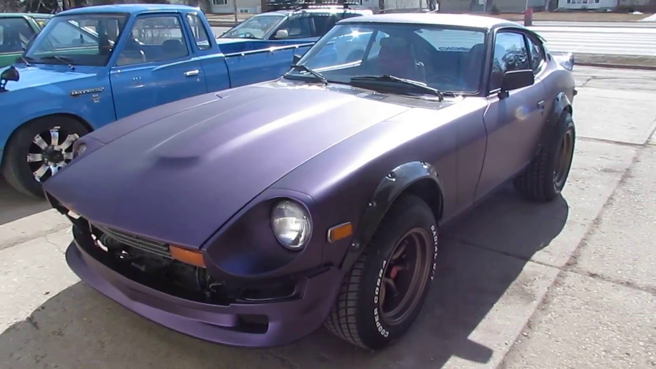 Deep Purple Datsun 280z // Atara Racing Wheels