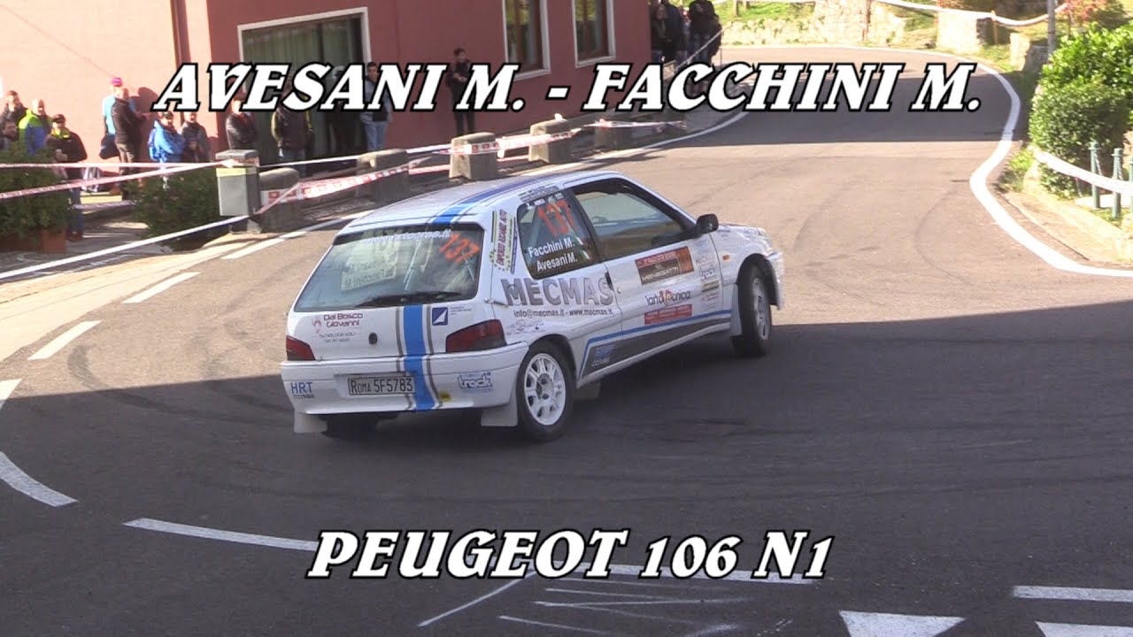 RALLY CITTA' DI SCHIO 2022 | AVESANI M. - FACCHINI M. | PEUGEOT 106 N1 | VIDEOCLIP