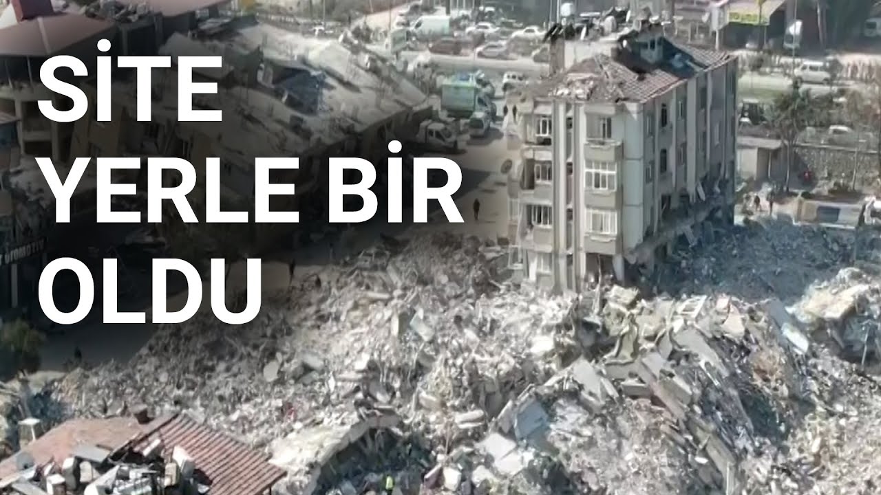 @NTV  Hatay'da 600 evler sitesinde tüm bloklar yıkıldı
