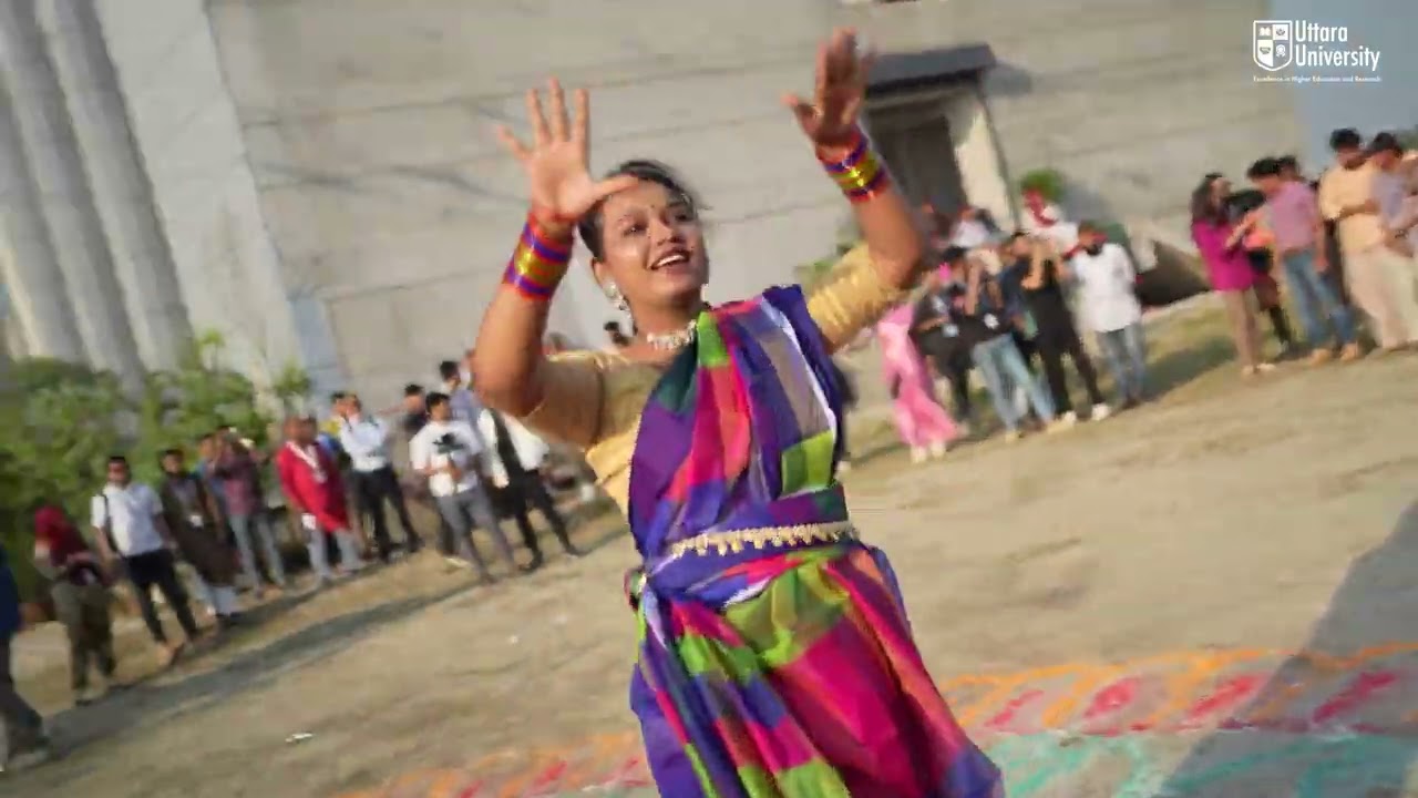 Campus Comes Alive! Colorful Flashmob at Uttara University