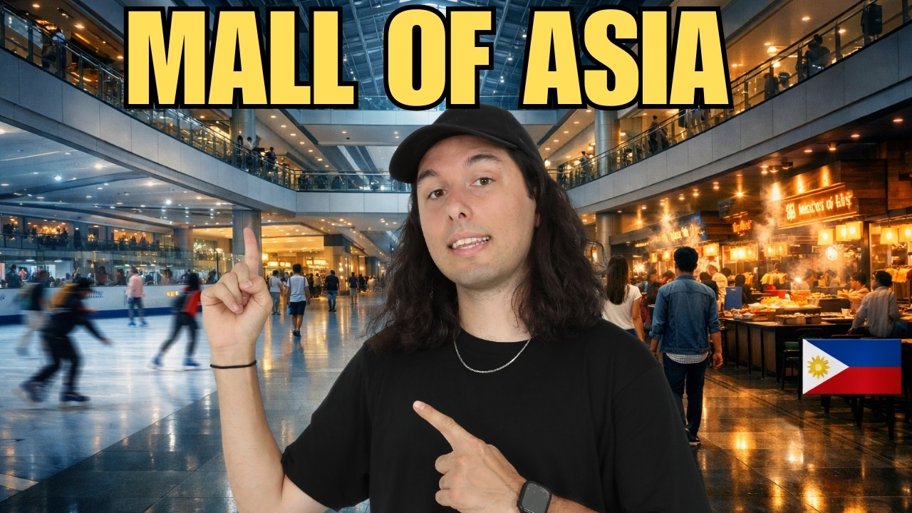Внутри крупнейшего торгового центра Филиппин 🇵🇭 Mall of Asia