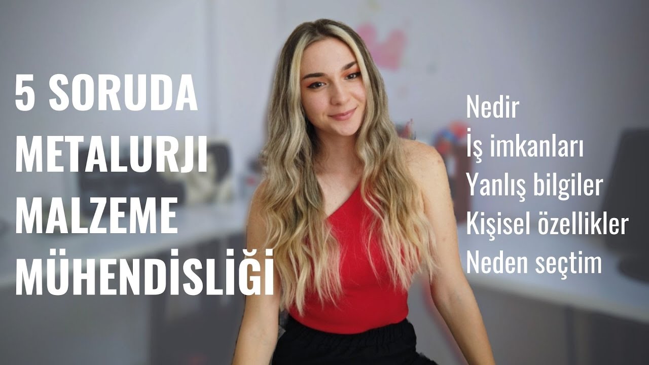 5 Soruda Metalurji ve Malzeme Mühendisliği #YTU #yks2022