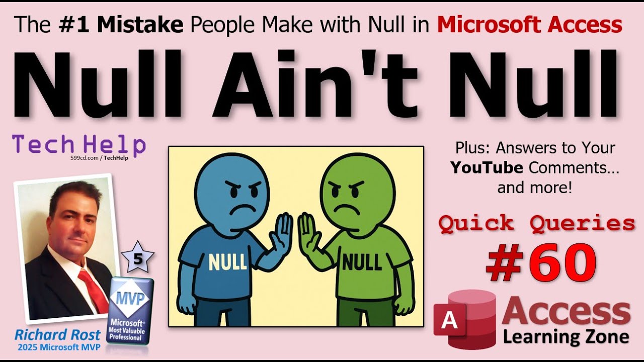 Ошибка №1, которую совершают пользователи, используя значение NULL в Microsoft Access — Быстрые з...