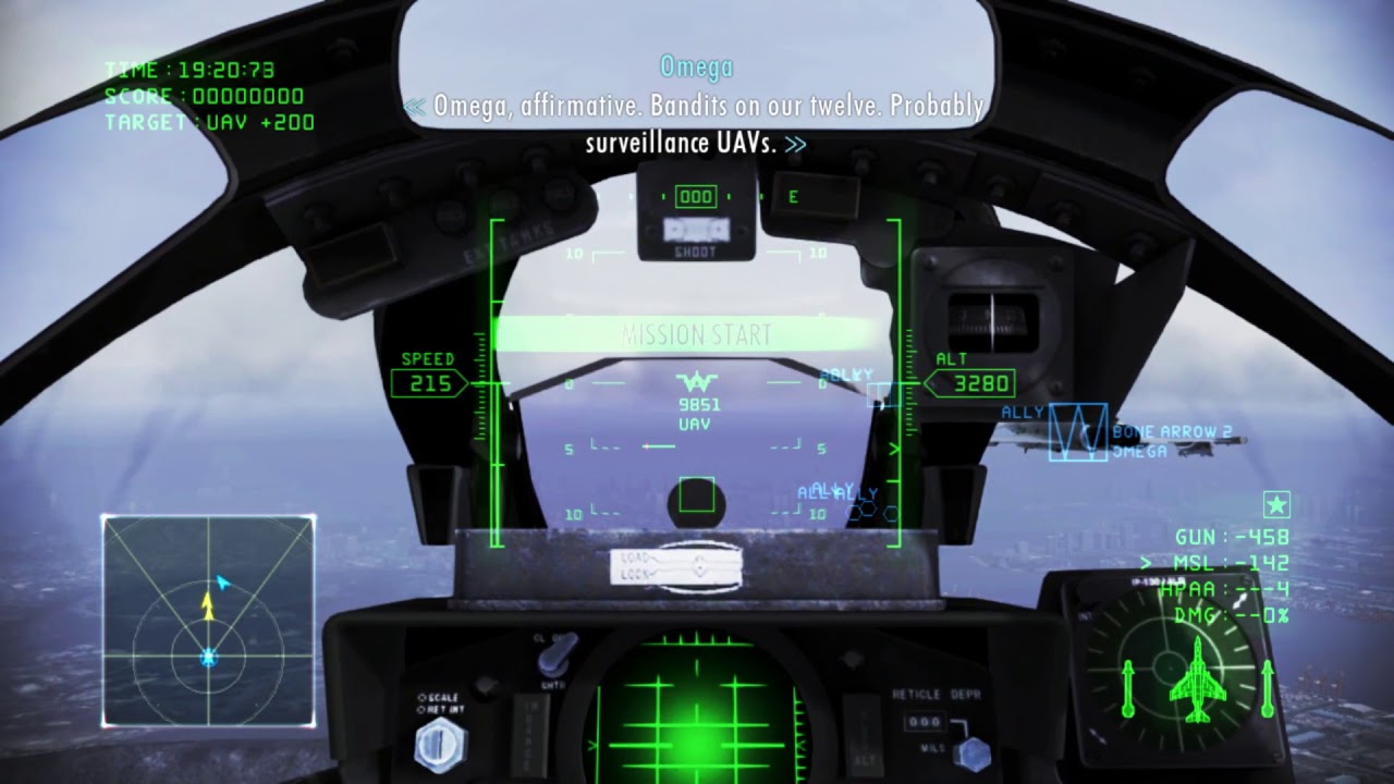 Lost Butterfly | Mission 1 | Ace Combat Infinity [1080p 60fps]