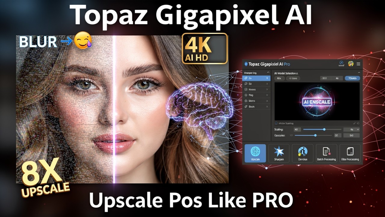 Topaz Gigapixel AI Pro 2026 | Professional Photo Upscaling with AI