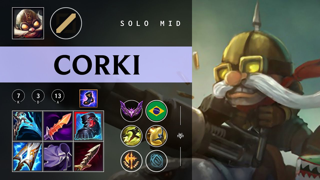 Corki Mid vs Aurelion Sol - BR Master Patch 26.02