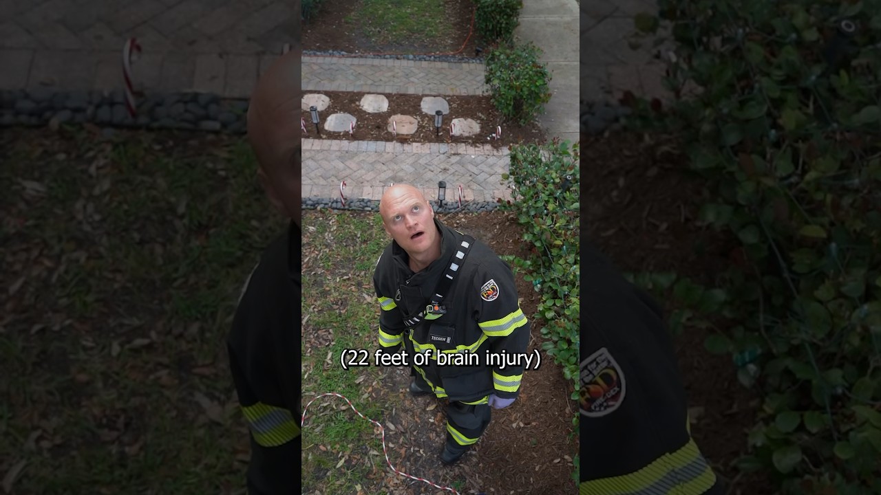 Real things I&rsquo;ve seen as a Paramedic. Gotta drive, really fast! #firefighter #fall #Christmas